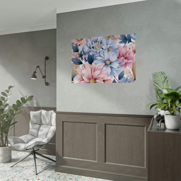 92409-54.jpg Vintage Seamless Floral Pattern Poster