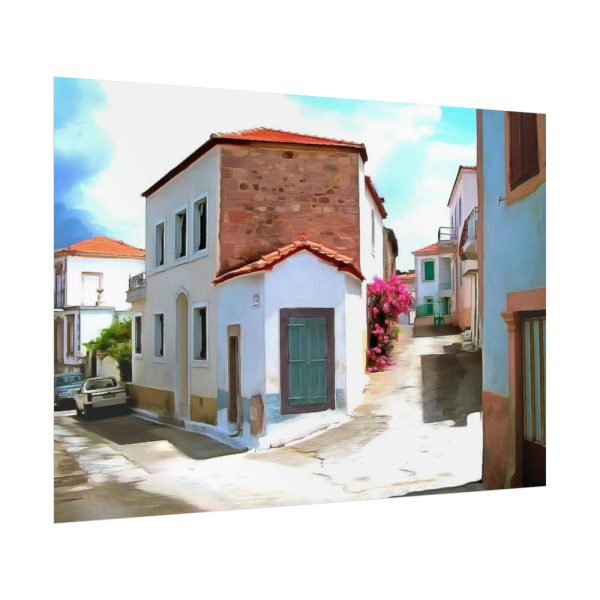 92409-557.jpg Village Lesbos Mytilene Greece Poster