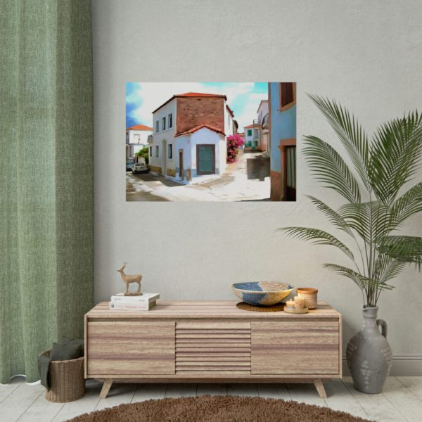 92409-558.jpg Village Lesbos Mytilene Greece Poster