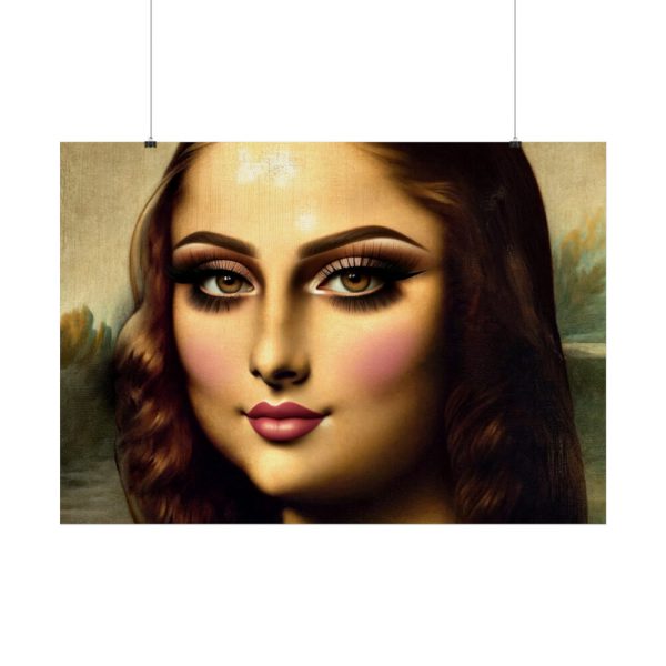 92409-571.jpg Mona Lisa With Modern Twist Poster