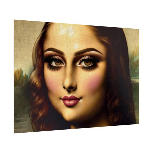 92409-572.jpg Mona Lisa With Modern Twist Poster