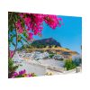 Lindos And Flowers Poster