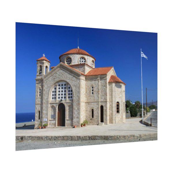 92409-587.jpg Church in Agios Georgios Poster
