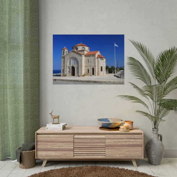 92409-588.jpg Church in Agios Georgios Poster