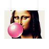 92409-596.jpg Mona Lisa With Bubblegum Poster