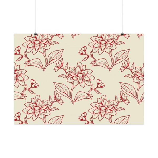 92409-61.jpg Floral Botanical Pattern Poster
