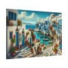92409-617.jpg Greek Island Scene Poster