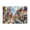 92409-620.jpg Greek Street With Flowers Poster