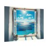 View of the Sea From the Window in Greece Poster