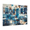 Blue Tavern in Greece Poster