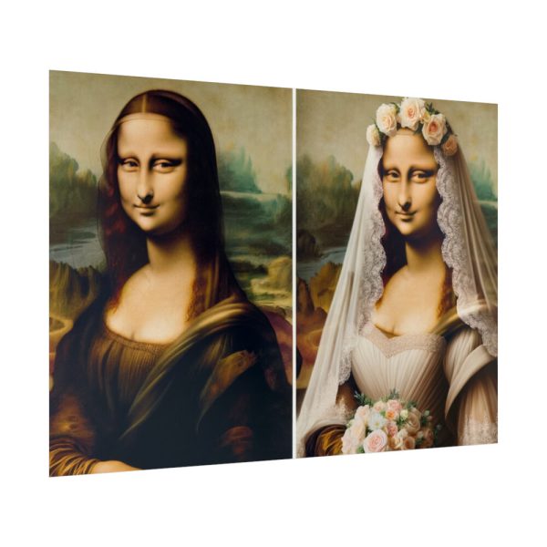 92409-652.jpg Mona Lisa Reimagined as a Bride Poster