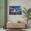 92409-683.jpg Dynamic and Vibrant Starry Sky Poster