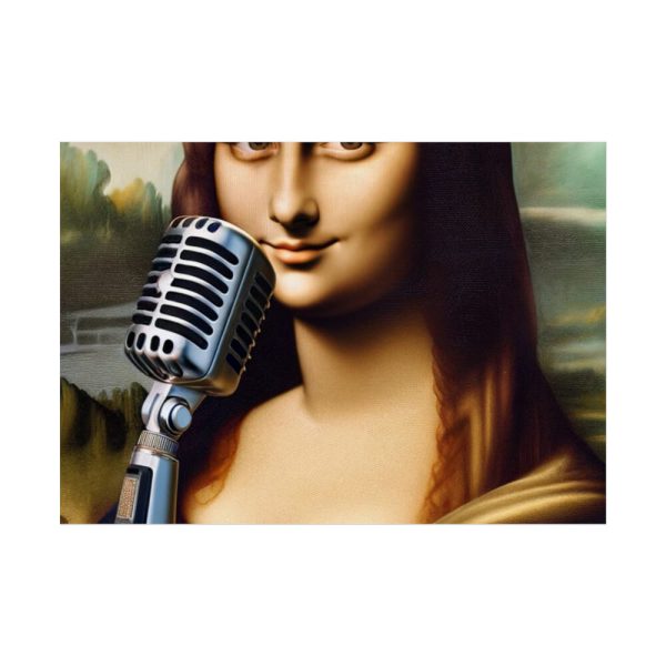 92409-685.jpg Mona Lisa Reimagined as a Singer Poster