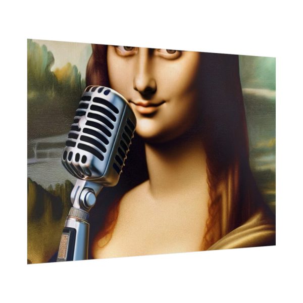 92409-687.jpg Mona Lisa Reimagined as a Singer Poster