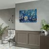 Blue Floral Seamless Pattern Poster