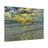 92409-82.jpg Convey of Birds are Flying Duing Sunset Poster