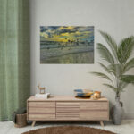Convey of Birds are Flying Duing Sunset Poster - Image 9