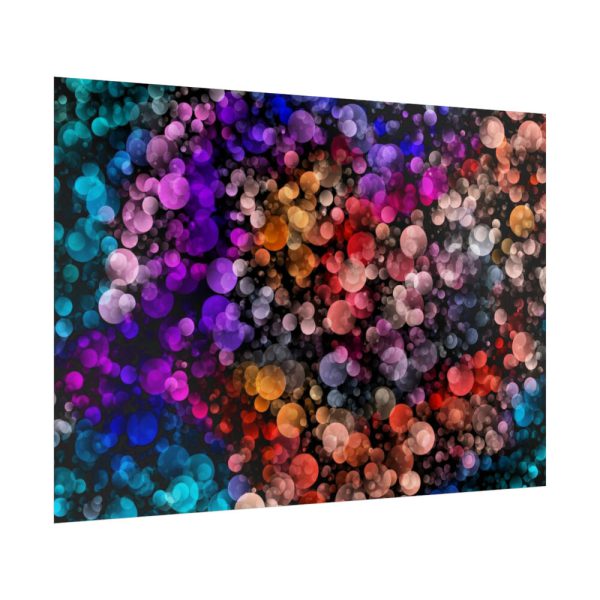 Bokeh Background Lights Texture Poster