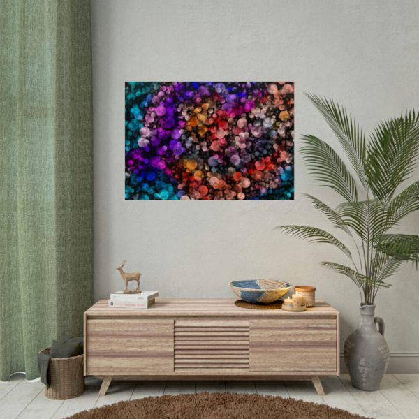 Bokeh Background Lights Texture Poster