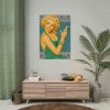 92410-103.jpg Retro Smoking Lady Poster