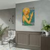 92410-104.jpg Retro Smoking Lady Poster