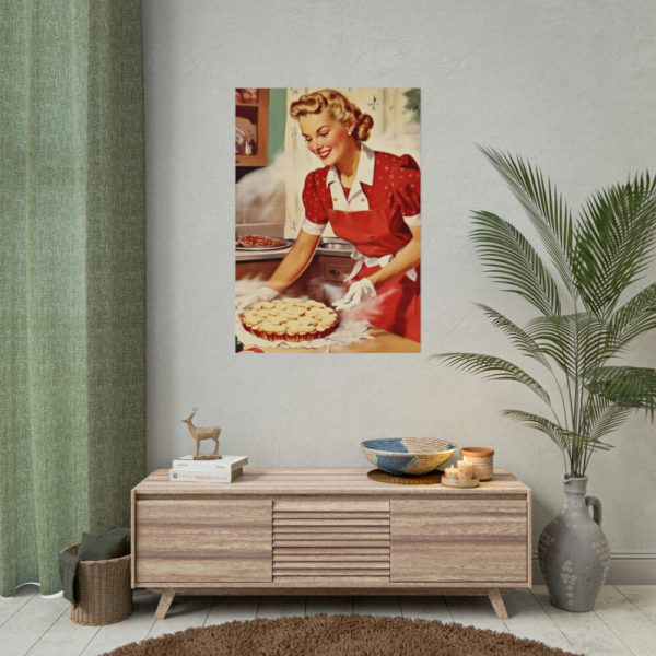 92410-128.jpg Christmas Woman From 1950 Poster