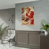 92410-129.jpg Christmas Woman From 1950 Poster