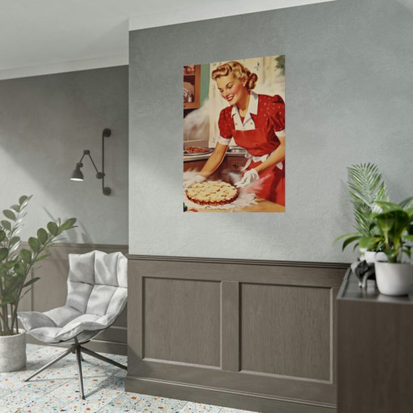 92410-129.jpg Christmas Woman From 1950 Poster