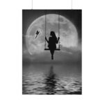 Woman On Swing Poster - Image 2