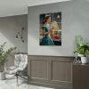92410-174.jpg Retro 1950s Lady Christmas Poster