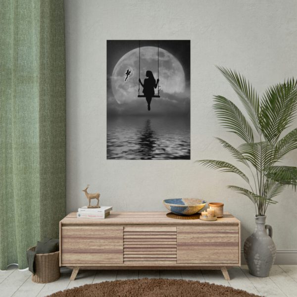 92410-18.jpg Woman On Swing Poster
