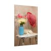 92410-202.jpg Vintage Hat and Flowers Poster