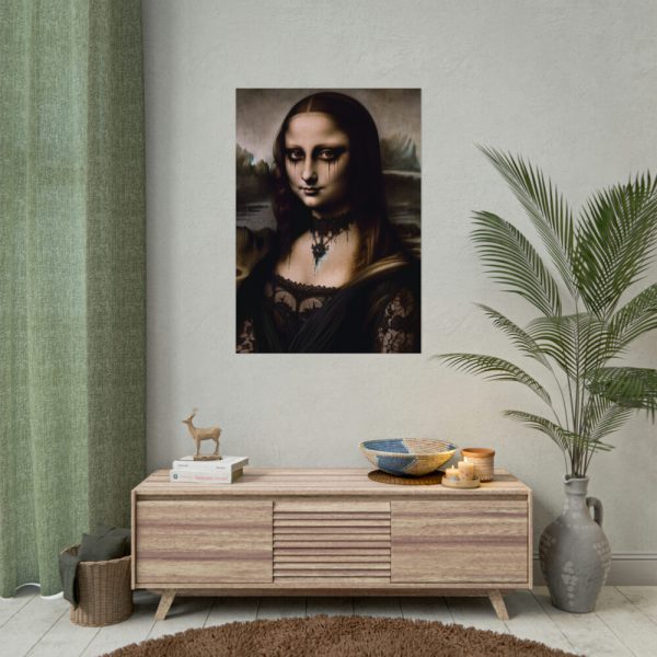 92410-228.jpg Mona Lisa in Gothic Style Poster
