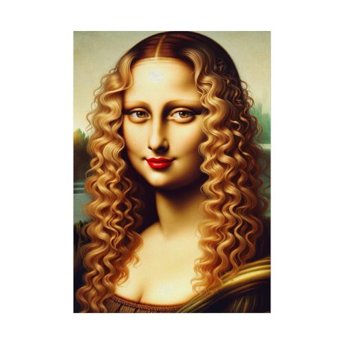 Blond Mona Lisa Poster