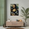 92410-238.jpg Mona Lisa With Cash Poster