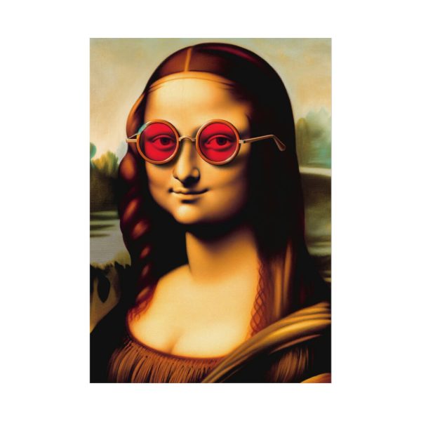 92410-240.jpg Mona Lisa Wearing Sunglasses Poster