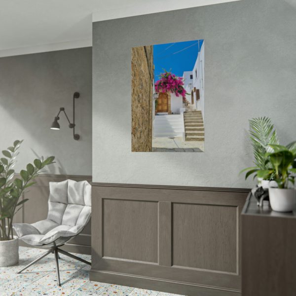 Street In Lindos Poster