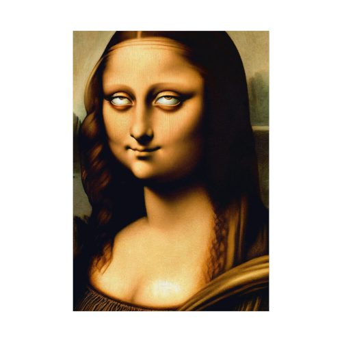 92410-314.jpg Mona Lisa With a Humorous Twist Poster