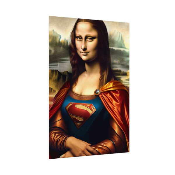 92410-326.jpg Mona Lisa Reimagined as a Superhero Poster