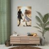 Couple Holding Hands on a Sunny Day Poster