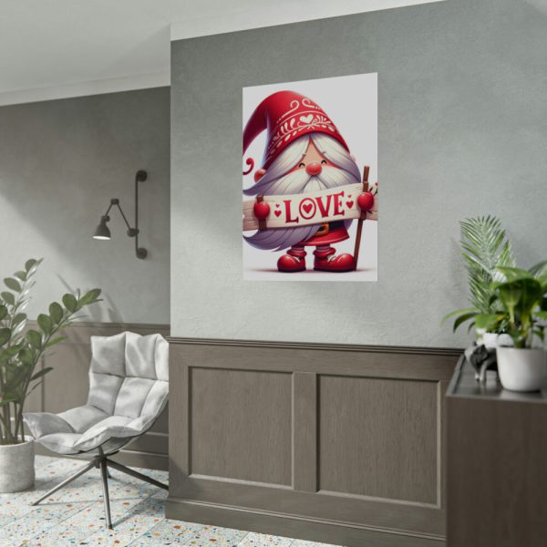 Whimsical Gnome Character Poster