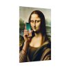 92410-451.jpg Mona Lisa Talking on a Smartphone Poster