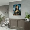 92410-468.jpg Mona Lisa Reimagined in a Futuristic Setting Poster