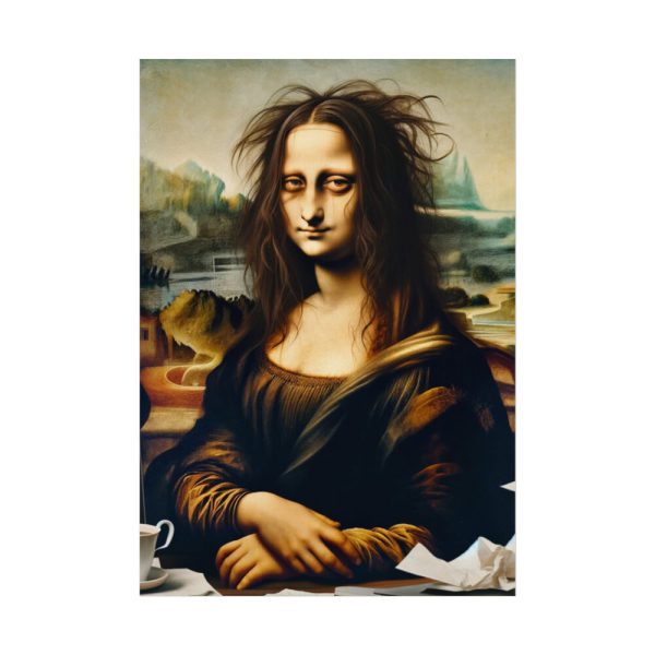 92410-479.jpg Mona Lisa Very Tired From Work Poster