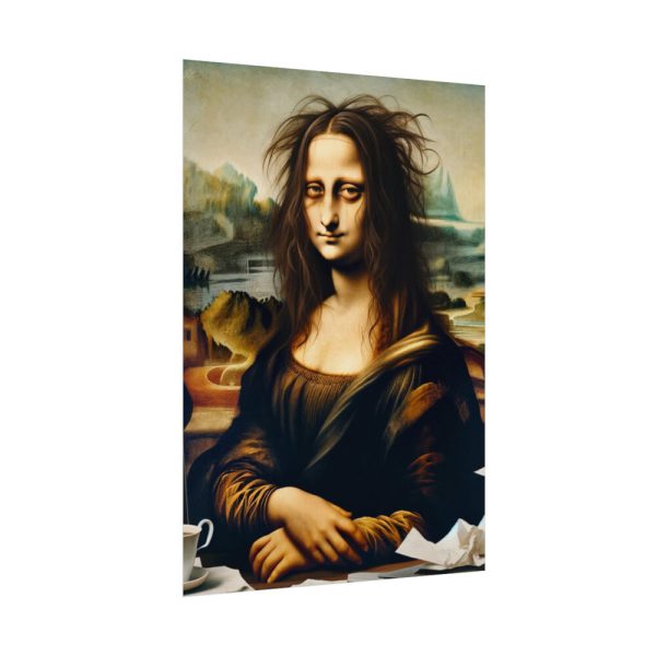 92410-481.jpg Mona Lisa Very Tired From Work Poster