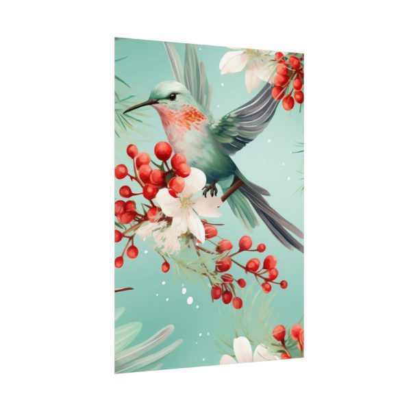 92410-486.jpg Seamless Hummingbird Holiday Poster