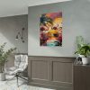 92410-508.jpg Two Tropical Flamingos Poster
