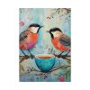 Coffee Tea Birds Poster