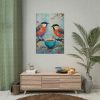 Coffee Tea Birds Poster