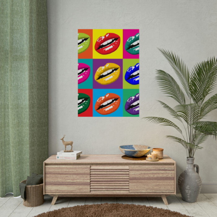 Mouth Lips Pop Art Poster - Image 4